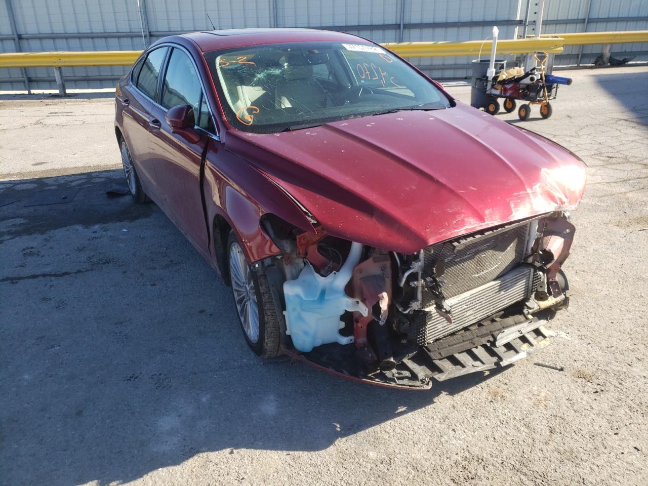 FORD FUSION TIT 2016 with VIN 3FA6P0K95GR143804 - Photo from auction