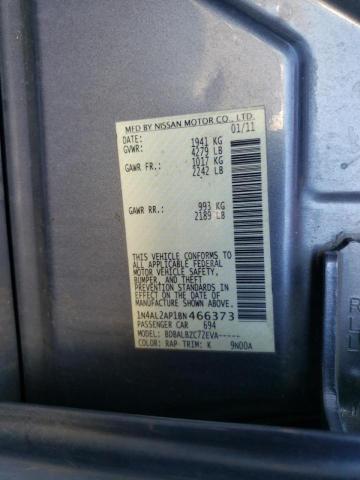 Photo 10 from auction – 2011 NISSAN ALTIMA BAS with VIN 1N4AL2AP1BN466373