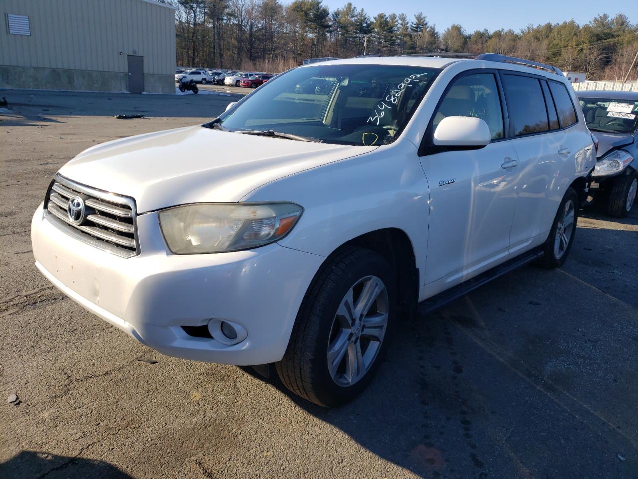 Photo 2 from auction – 2008 TOYOTA HIGHLANDER with VIN JTEES43A582092150