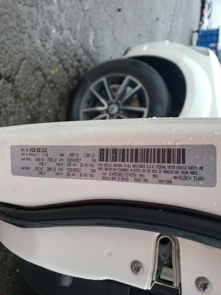 Photo 10 from auction – 2018 DODGE JOURNEY SE with VIN 3C4PDCAB3JT274754