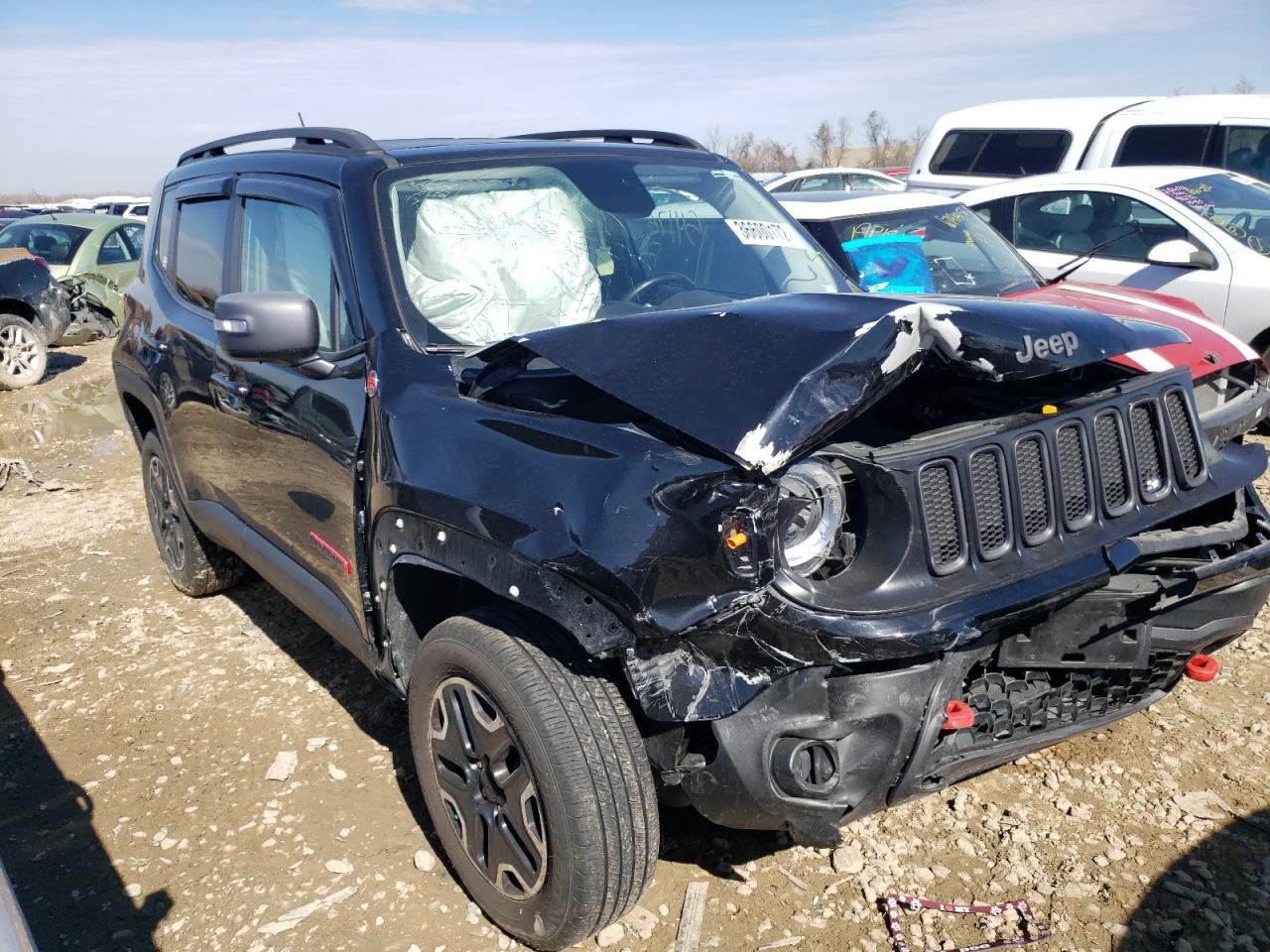JEEP RENEGADE T 2017 with VIN ZACCJBCB3HPE73304 - Photo from auction