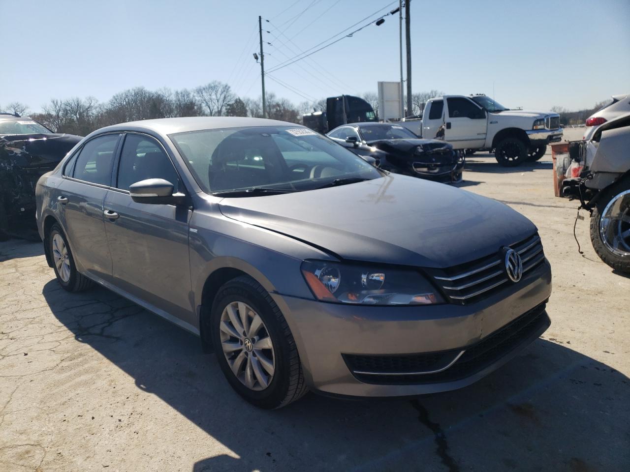 VOLKSWAGEN PASSAT S 2014 with VIN 1VWAS7A37EC090721 - Photo from auction