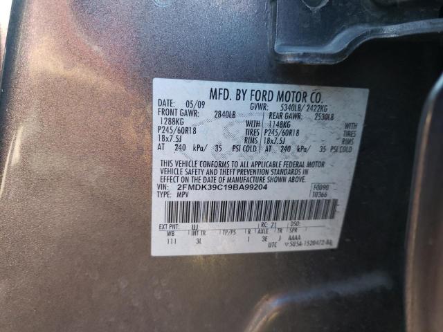 Photo 10 from auction – 2009 FORD EDGE LIMIT with VIN 2FMDK39C19BA99204