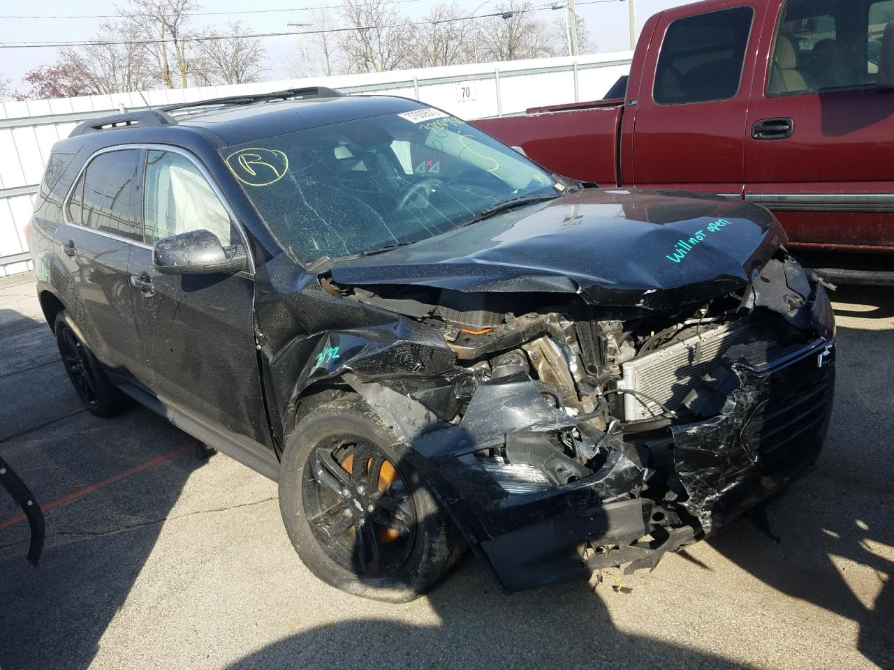 CHEVROLET EQUINOX LT 2017 with VIN 2GNFLFEK6H6272772 - Photo from auction