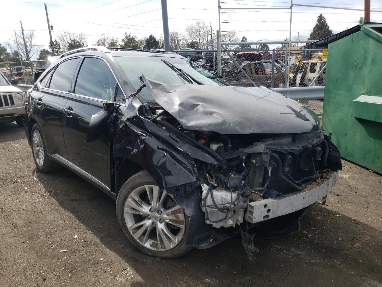 LEXUS RX 450 2011 with VIN JTJBC1BA1B2034769 - Photo from auction
