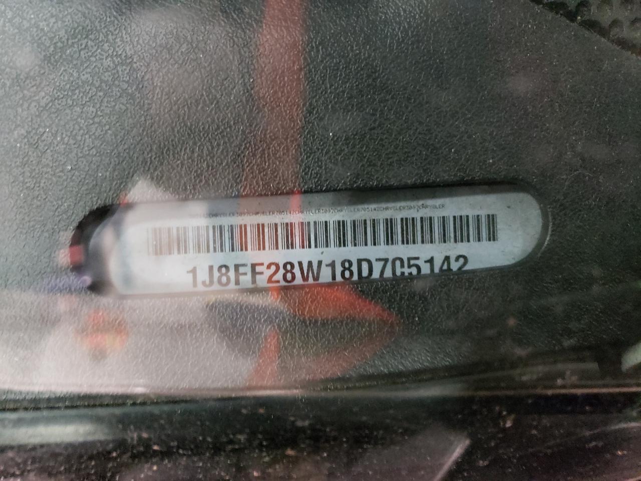 Photo 10 from auction – 2008 JEEP PATRIOT SP with VIN 1J8FF28W18D705142