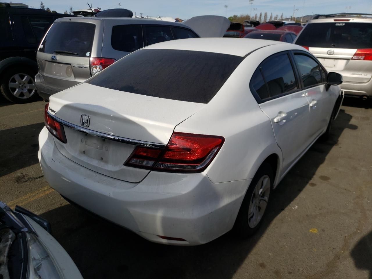 Photo 4 from auction – 2013 HONDA CIVIC LX with VIN 2HGFB2F52DH508931