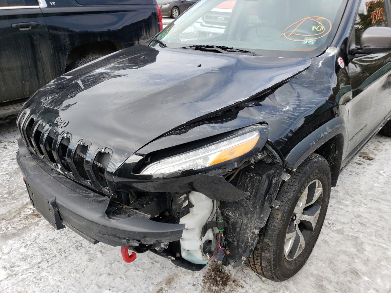 Photo 9 from auction – 2014 JEEP CHEROKEE T with VIN 1C4PJMBSXEW256796