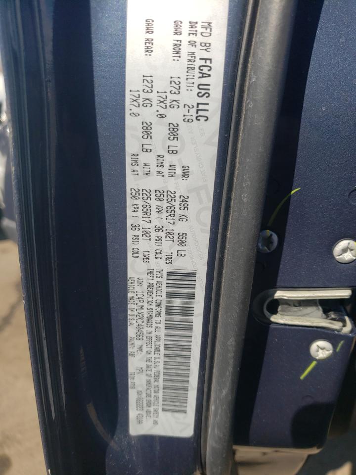 Photo 10 from auction – 2019 JEEP CHEROKEE L with VIN 1C4PJMLX2KD404568