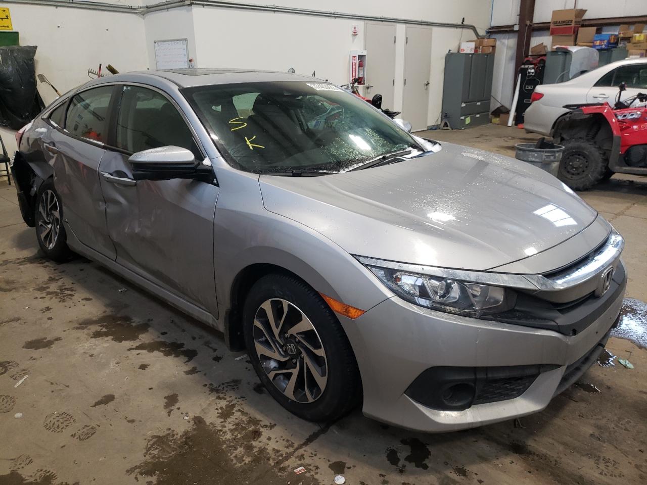 HONDA CIVIC EX 2018 with VIN 2HGFC2F86JH004773 - Photo from auction