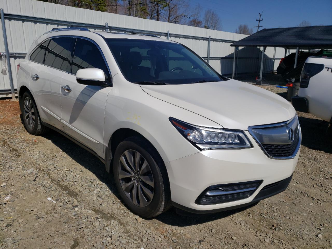 ACURA MDX TECHNO 2014 with VIN 5FRYD3H40EB005335 - Photo from auction