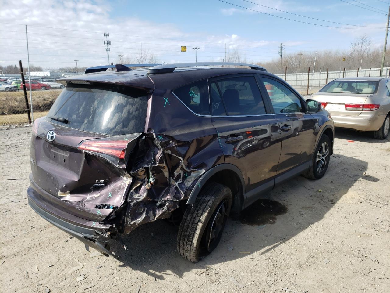 Photo 4 from auction – 2016 TOYOTA RAV4 LE with VIN 2T3BFREV6GW434705