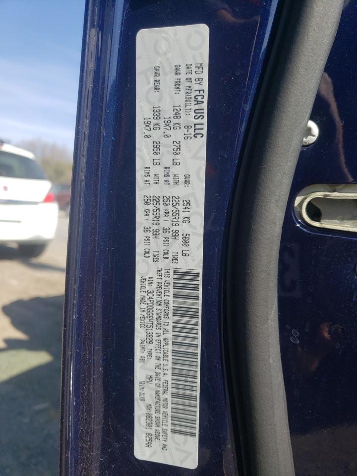 Photo 10 from auction – 2017 DODGE JOURNEY CR with VIN 3C4PDDGG6HT513829