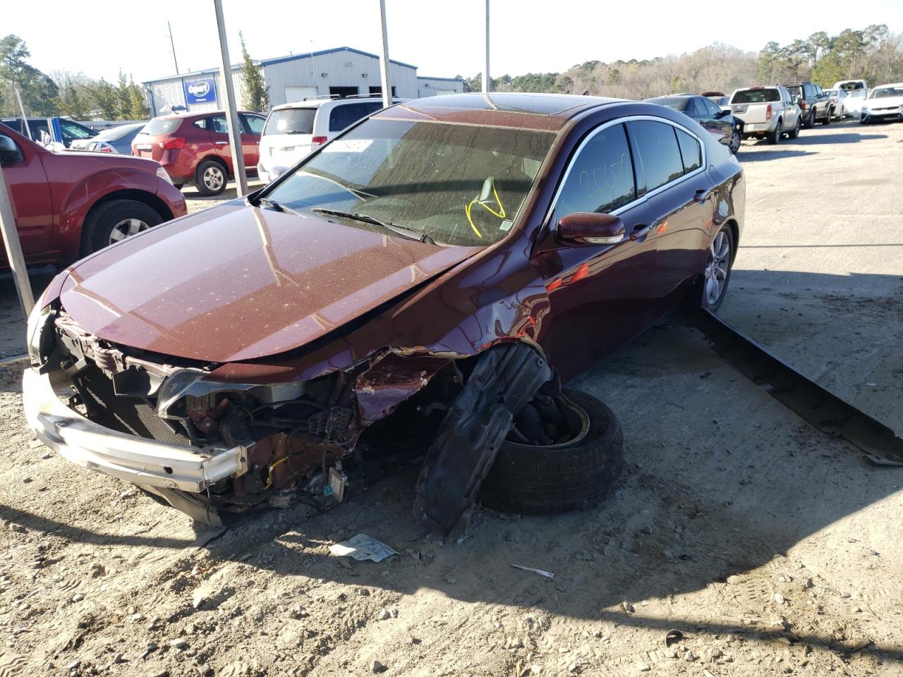 Photo 2 from auction – 2013 ACURA TL TECH with VIN 19UUA8F59DA007157