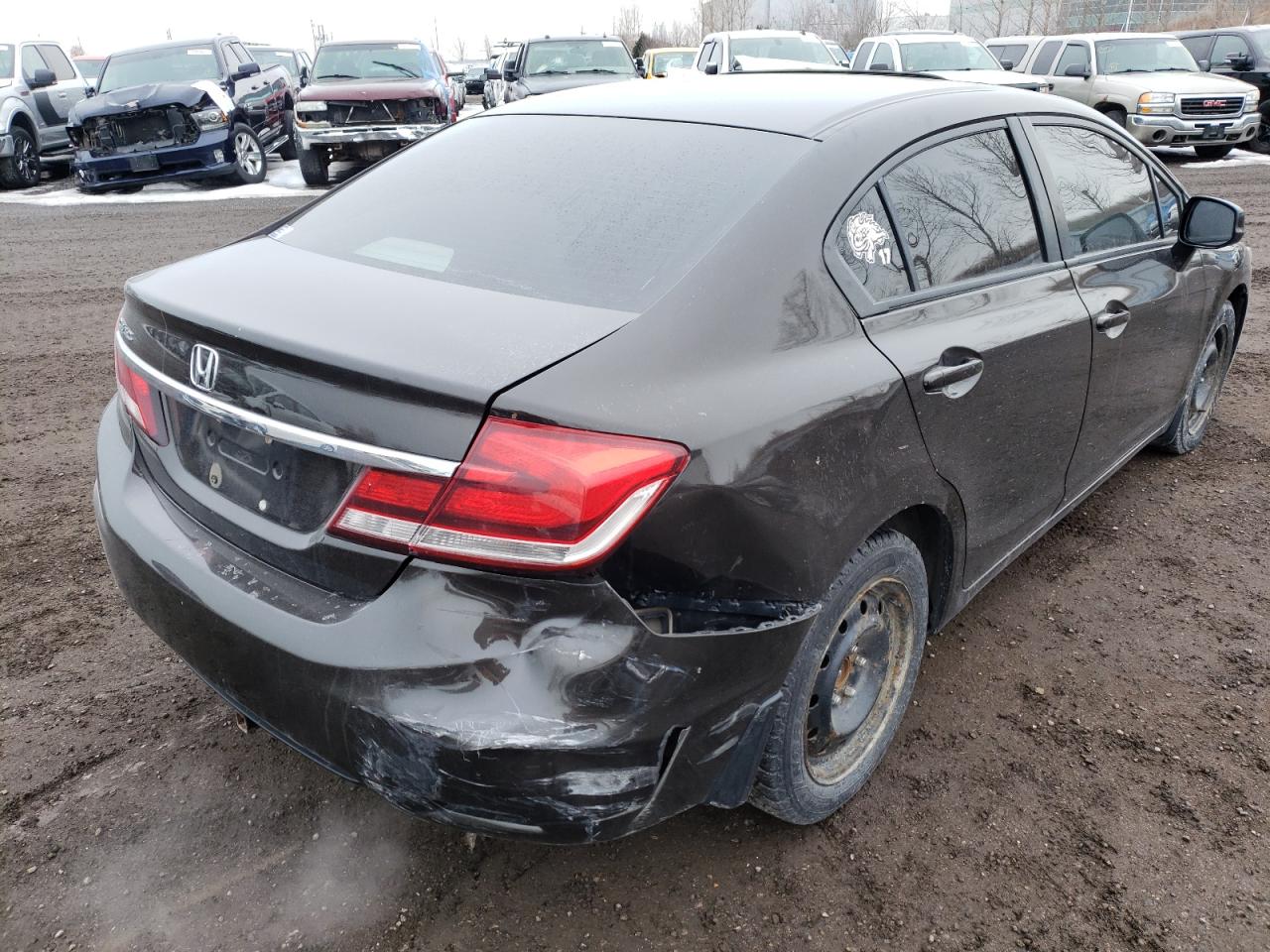 Photo 4 from auction – 2013 HONDA CIVIC LX with VIN 2HGFB2F52DH010955