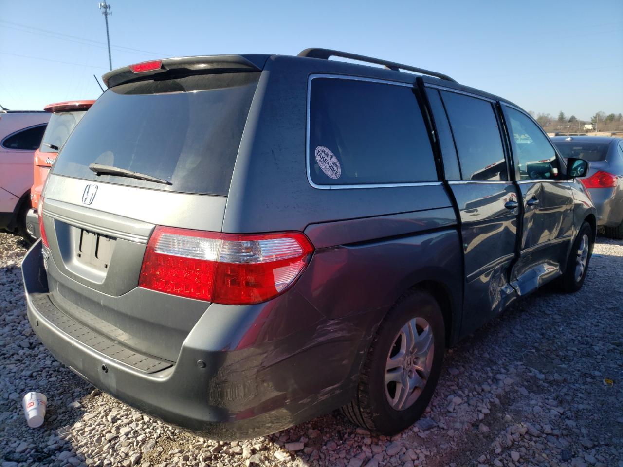 Photo 4 from auction – 2007 HONDA ODYSSEY EX with VIN 5FNRL387X7B454074