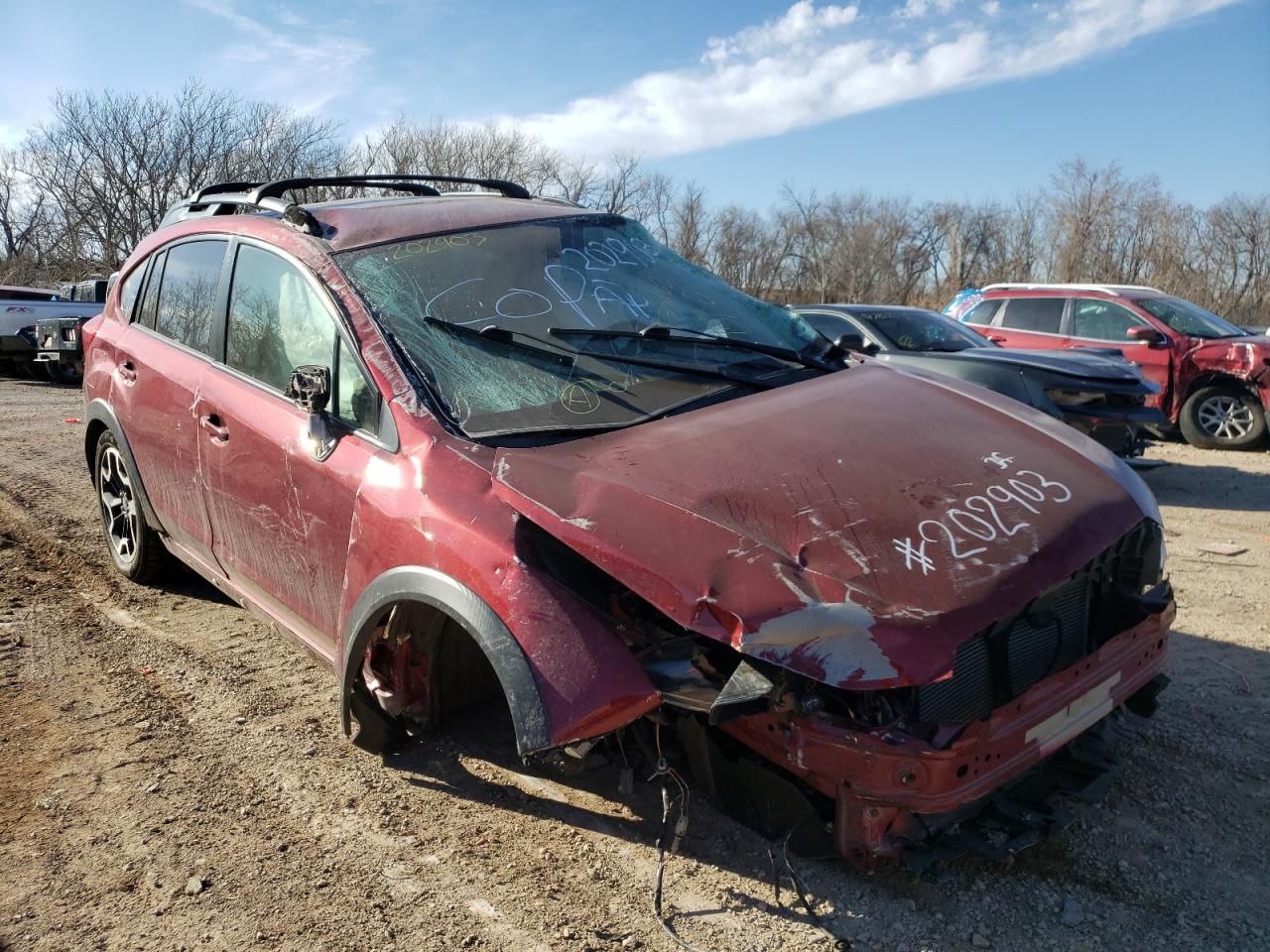 SUBARU CROSSTREK 2017 with VIN JF2GPABC1H8202903 - Photo from auction