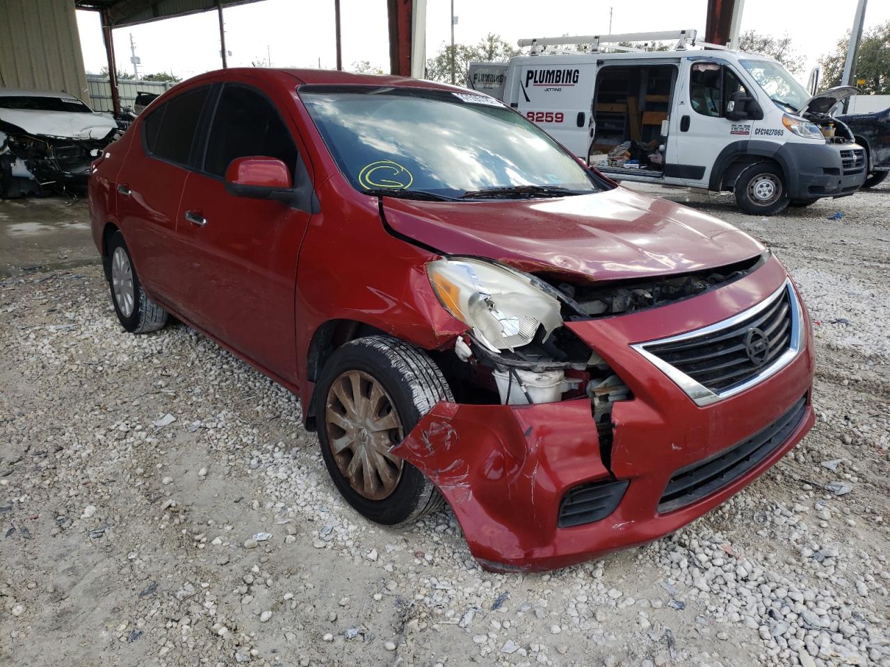 NISSAN VERSA S 2012 with VIN 3N1CN7AP4CL866815 - Photo from auction