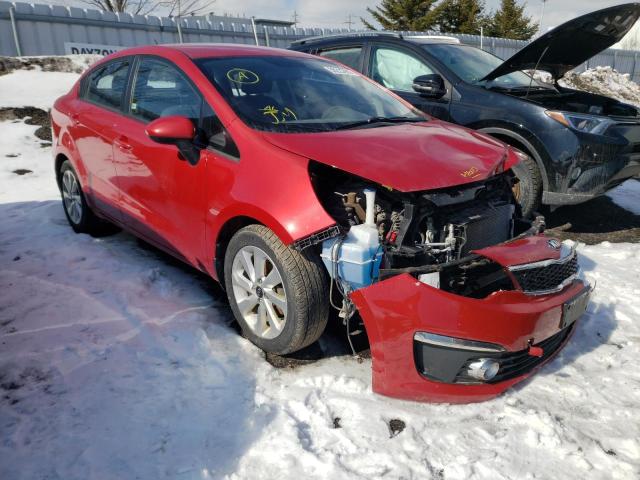 KIA RIO EX 2016 with VIN KNADN4A30G6610441 - Photo from auction