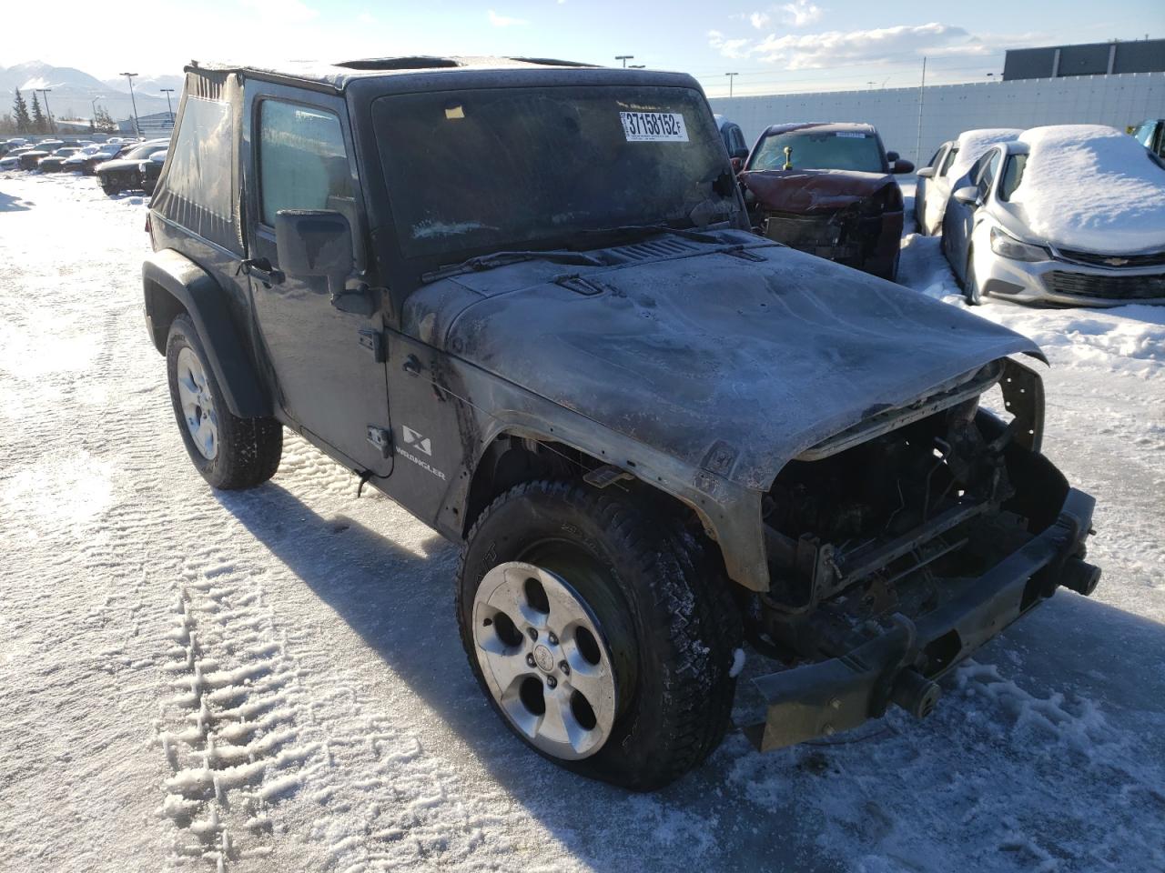 JEEP WRANGLER X 2008 with VIN 1J4FA241X8L584854 - Photo from auction