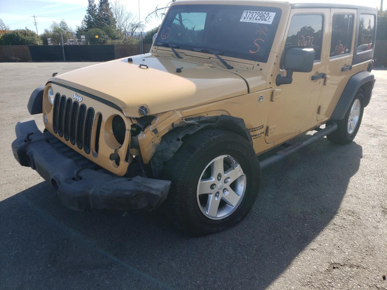 Photo 9 from auction – 2014 JEEP WRANGLER U with VIN 1C4BJWDG4EL195171