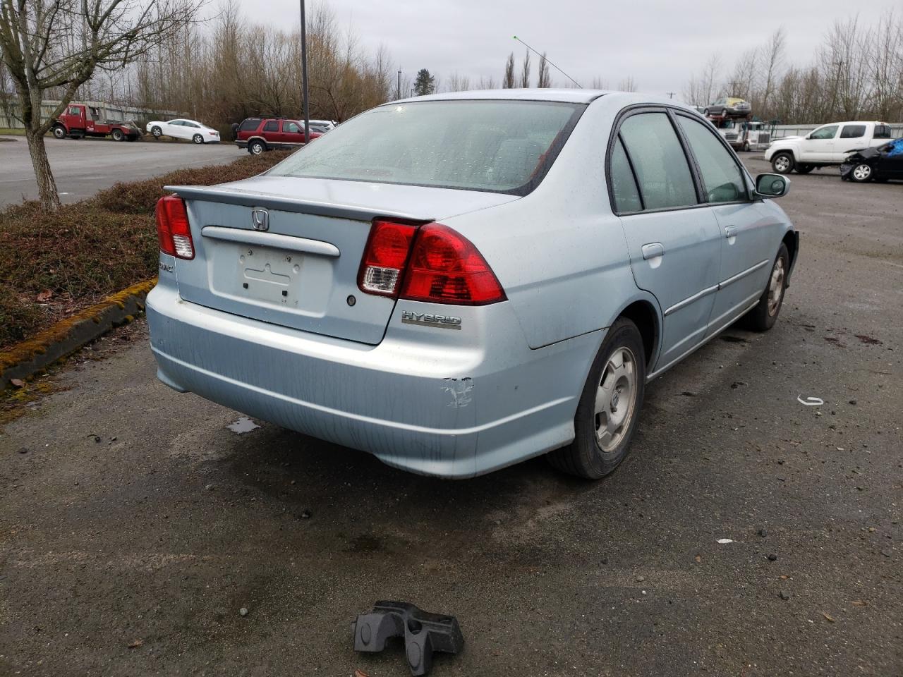 Photo 4 from auction – 2004 HONDA CIVIC HYBR with VIN JHMES96604S006650