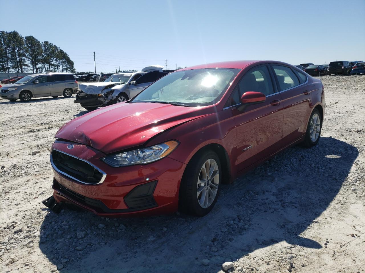 Photo 2 from auction – 2019 FORD FUSION SE with VIN 3FA6P0LU3KR241788
