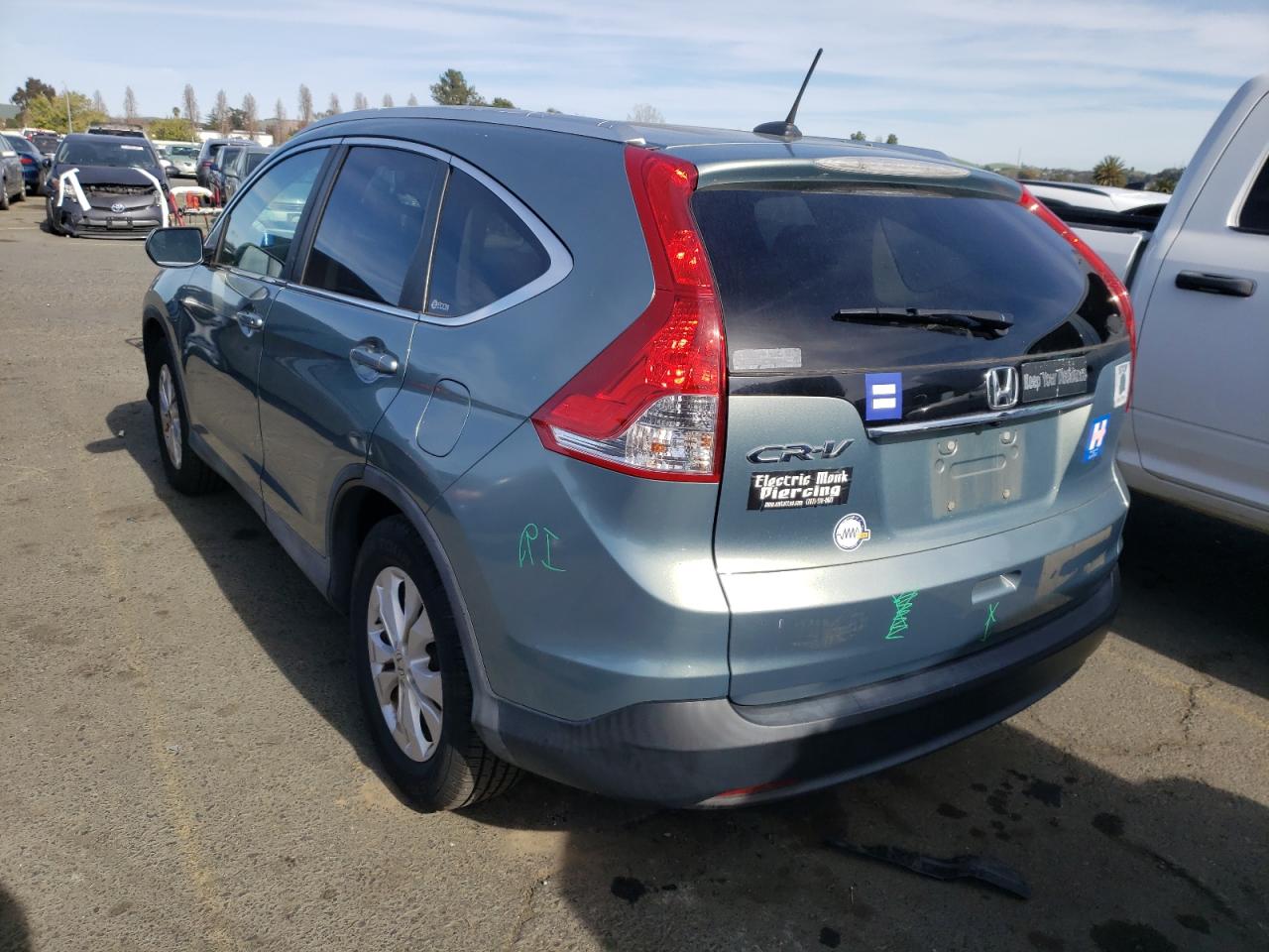 Photo 3 from auction – 2012 HONDA CR-V EXL with VIN 2HKRM3H72CH513174