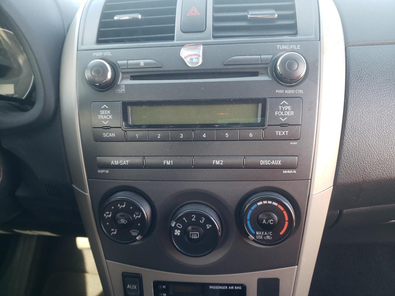 Photo 9 from auction – 2010 TOYOTA COROLLA BA with VIN 2T1BU4EE0AC419885