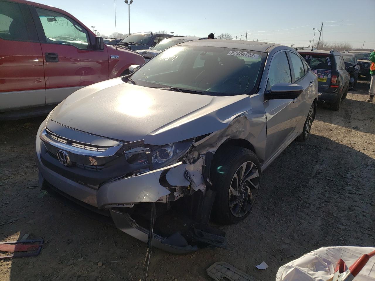 Photo 2 from auction – 2017 HONDA CIVIC EX with VIN 2HGFC2F79HH552154