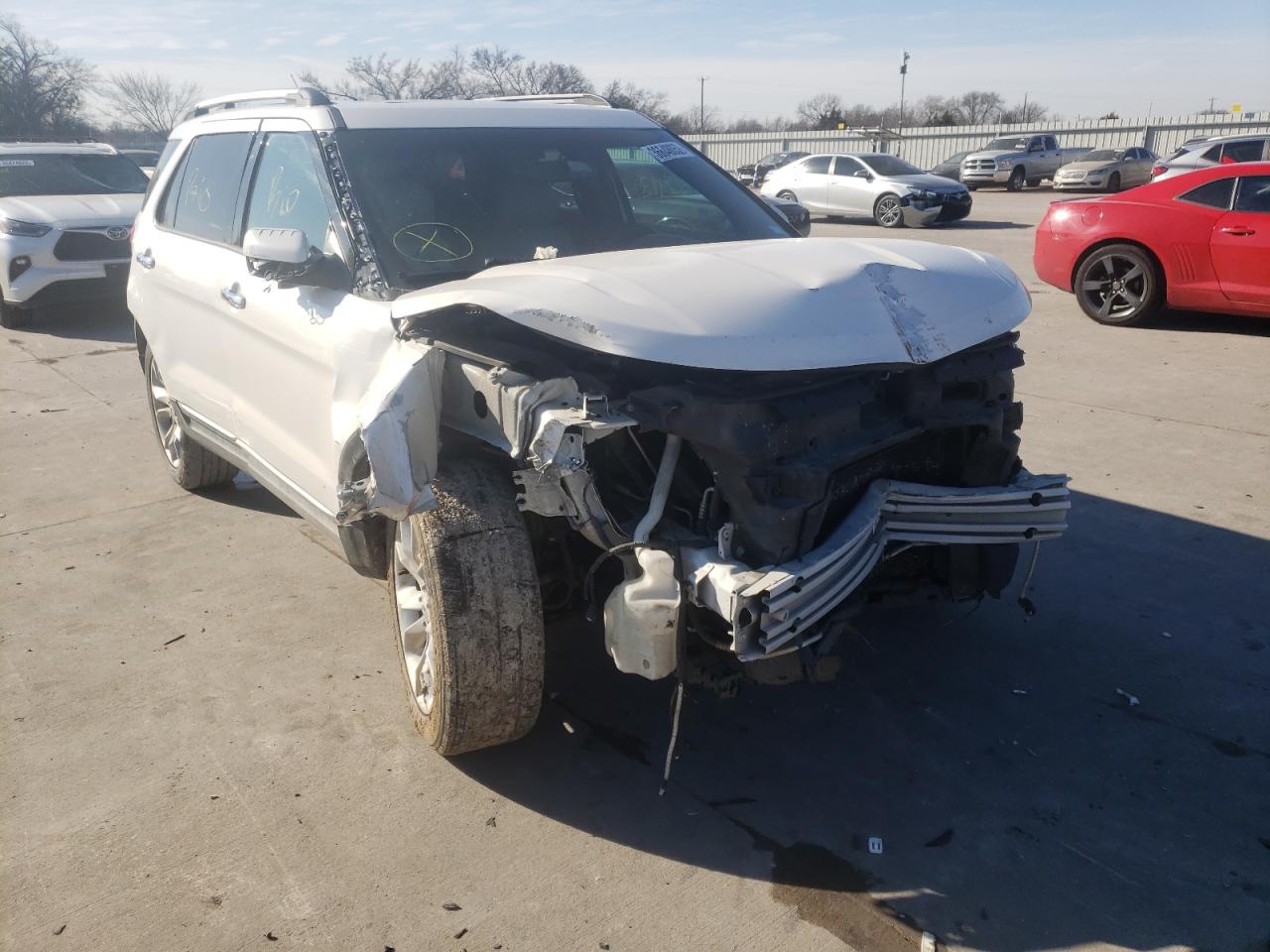 FORD EXPLORER L 2014 with VIN 1FM5K7F81EGC22949 - Photo from auction