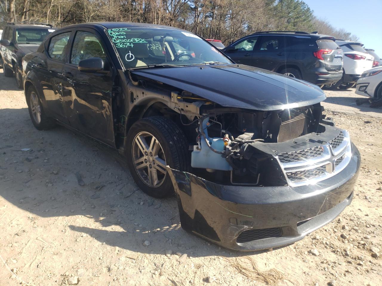 DODGE AVENGER MA 2011 with VIN 1B3BD1FBXBN523884 - Photo from auction