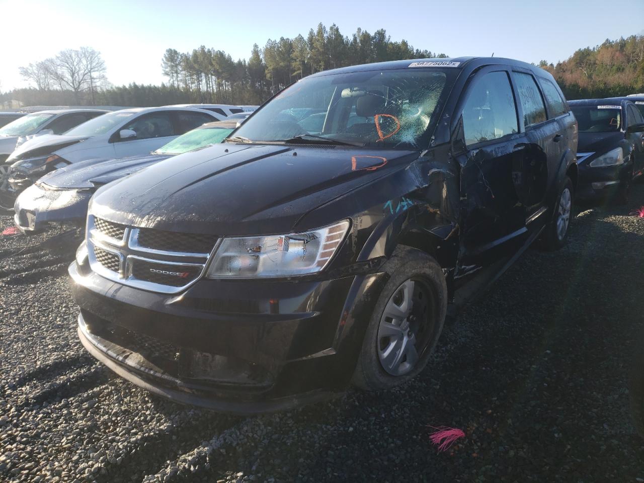 Photo 2 from auction – 2015 DODGE JOURNEY SE with VIN 3C4PDCABXFT505947