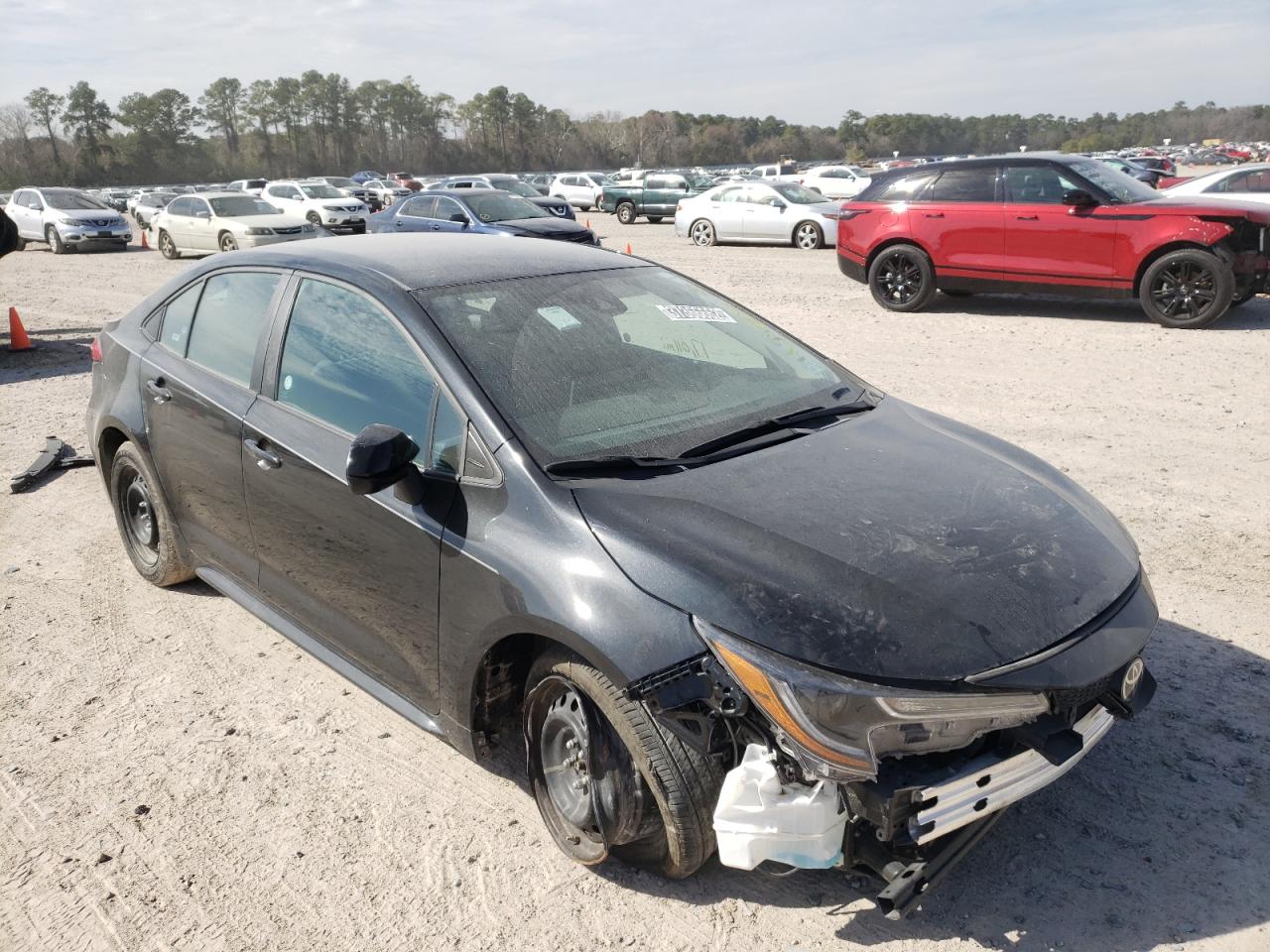 TOYOTA COROLLA LE 2021 with VIN 5YFEPMAE9MP195255 - Photo from auction