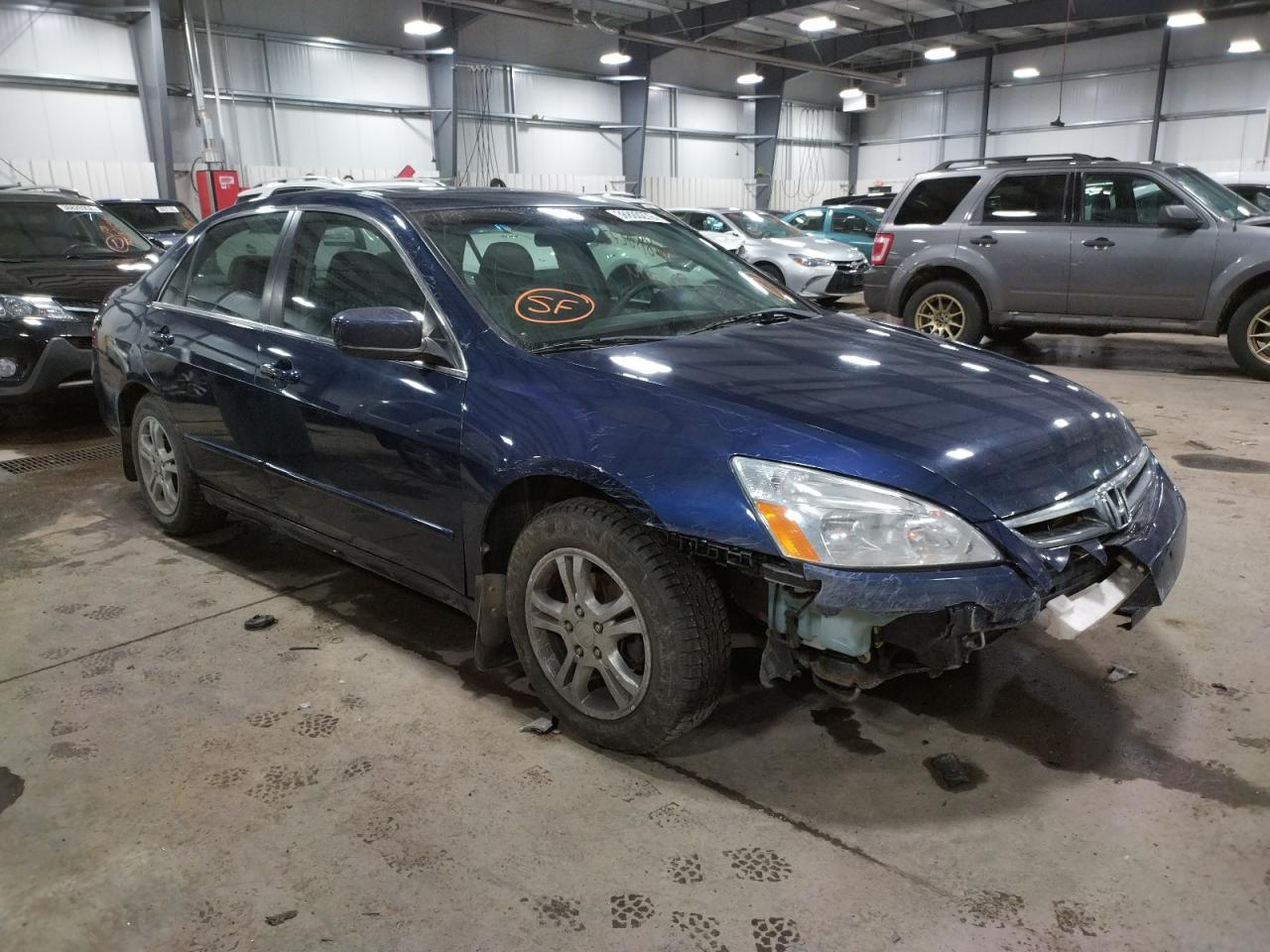 HONDA ACCORD EX 2007 with VIN 1HGCM55707A213315 - Photo from auction