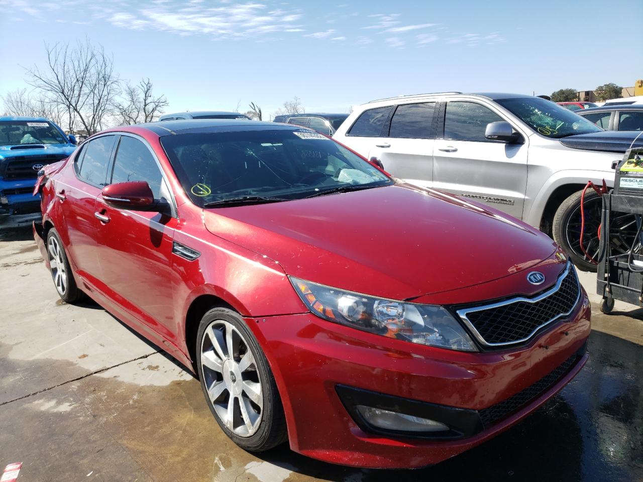 KIA OPTIMA SX 2012 with VIN 5XXGR4A65CG045291 - Photo from auction