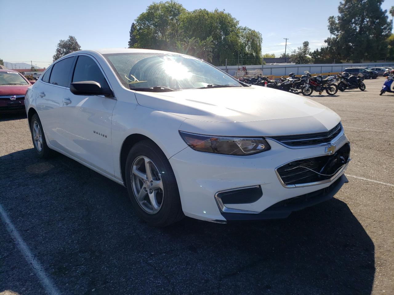 CHEVROLET MALIBU LS 2017 with VIN 1G1ZB5ST7HF182545 - Photo from auction