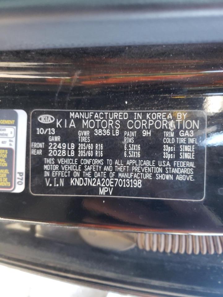 Zdjęcie 10 z aukcji – 2014 KIA SOUL z VIN KNDJN2A20E7013198