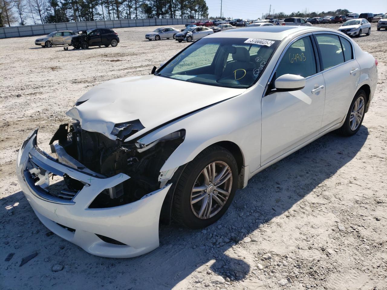 Photo 2 from auction – 2012 INFINITI G25 with VIN JN1DV6ARXCM731067