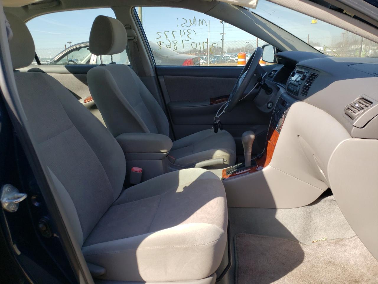 Photo 5 from auction – 2007 TOYOTA COROLLA CE with VIN 2T1BR30E27C759101