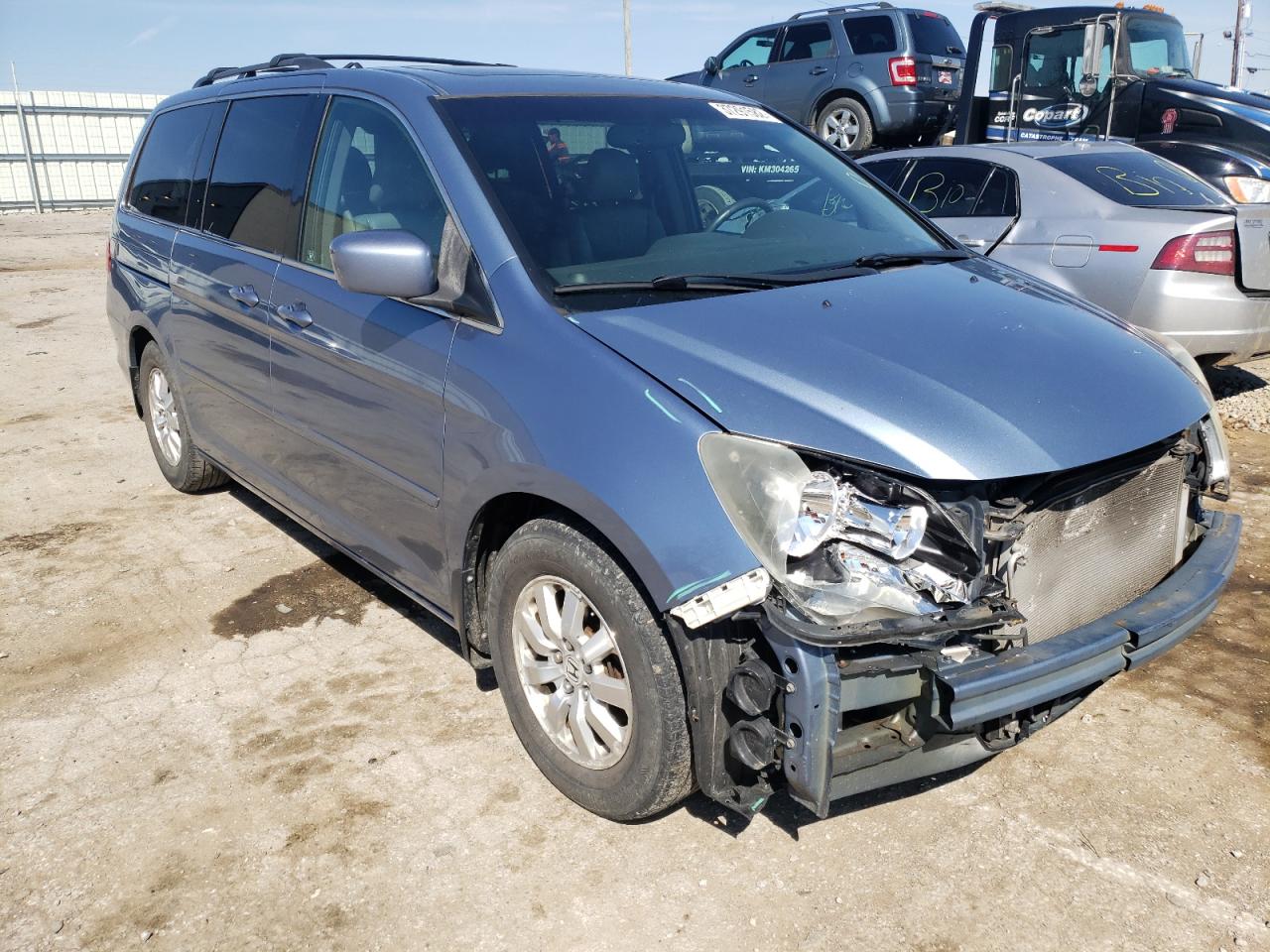 HONDA ODYSSEY EX 2009 with VIN 5FNRL38789B053786 - Photo from auction