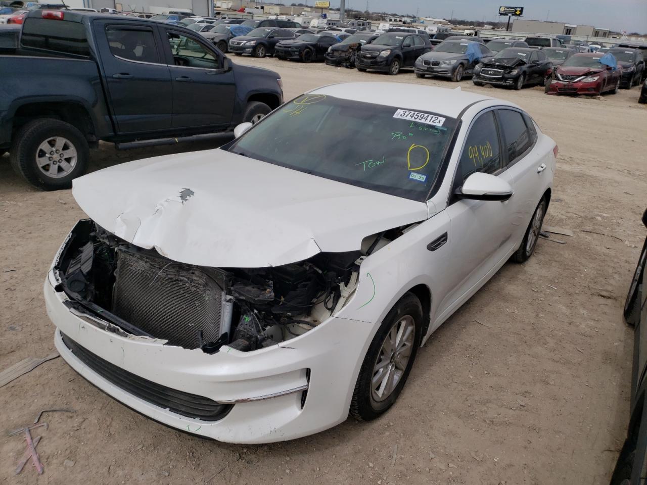Photo 2 from auction – 2016 KIA OPTIMA LX with VIN KNAGT4L30G5087119