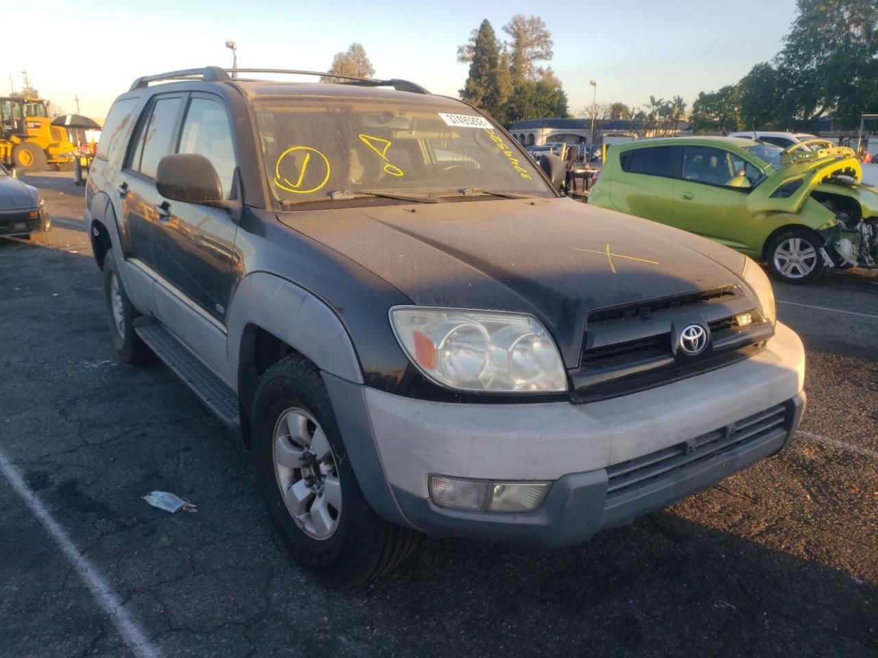 TOYOTA 4RUNNER SR 2003 with VIN JTEZT14R430004209 - Photo from auction