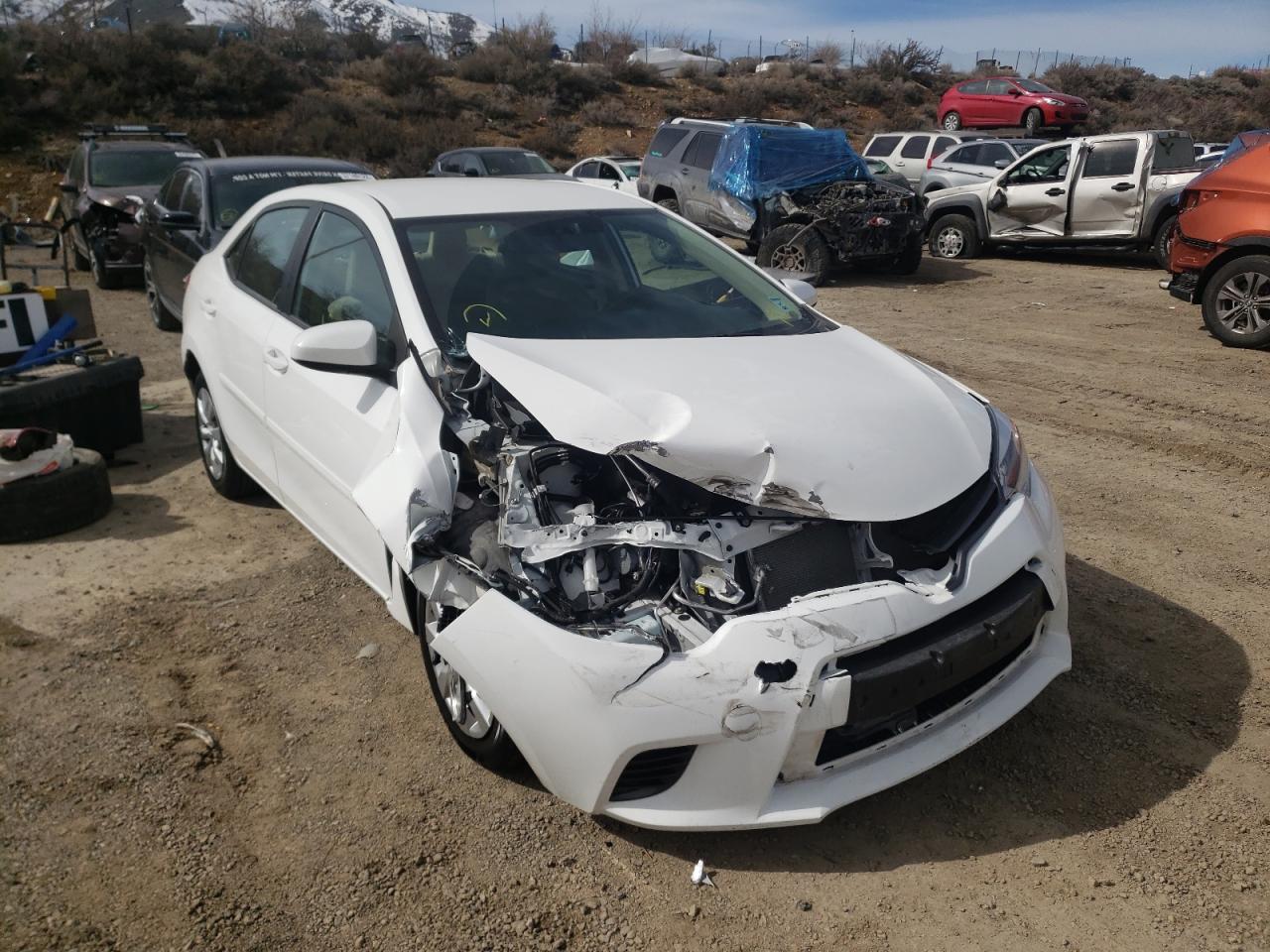 TOYOTA COROLLA L 2015 with VIN 5YFBURHE2FP299832 - Photo from auction
