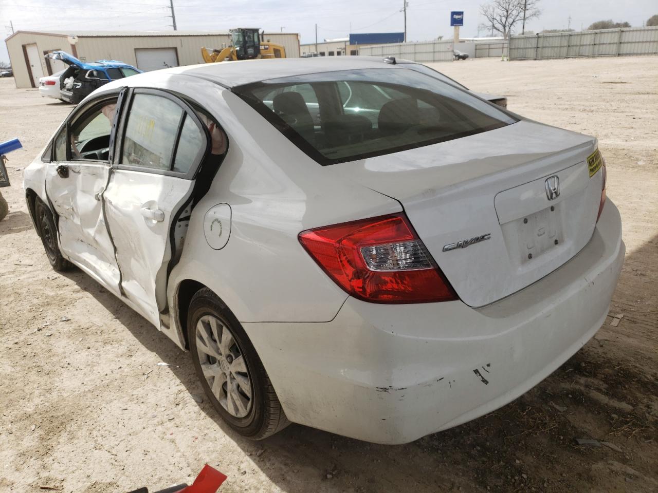 Photo 3 from auction – 2012 HONDA CIVIC LX with VIN 19XFB2F59CE032993