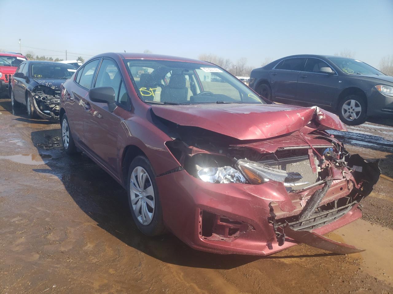 SUBARU IMPREZA 2017 with VIN 4S3GKAA68H3606075 - Photo from auction