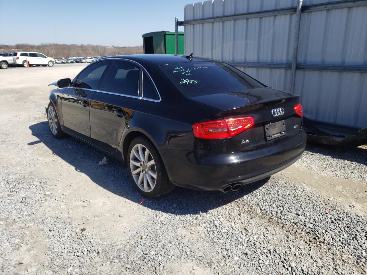 Photo 3 from auction – 2013 AUDI A4 PREMIUM with VIN WAUEFAFL2DA069345