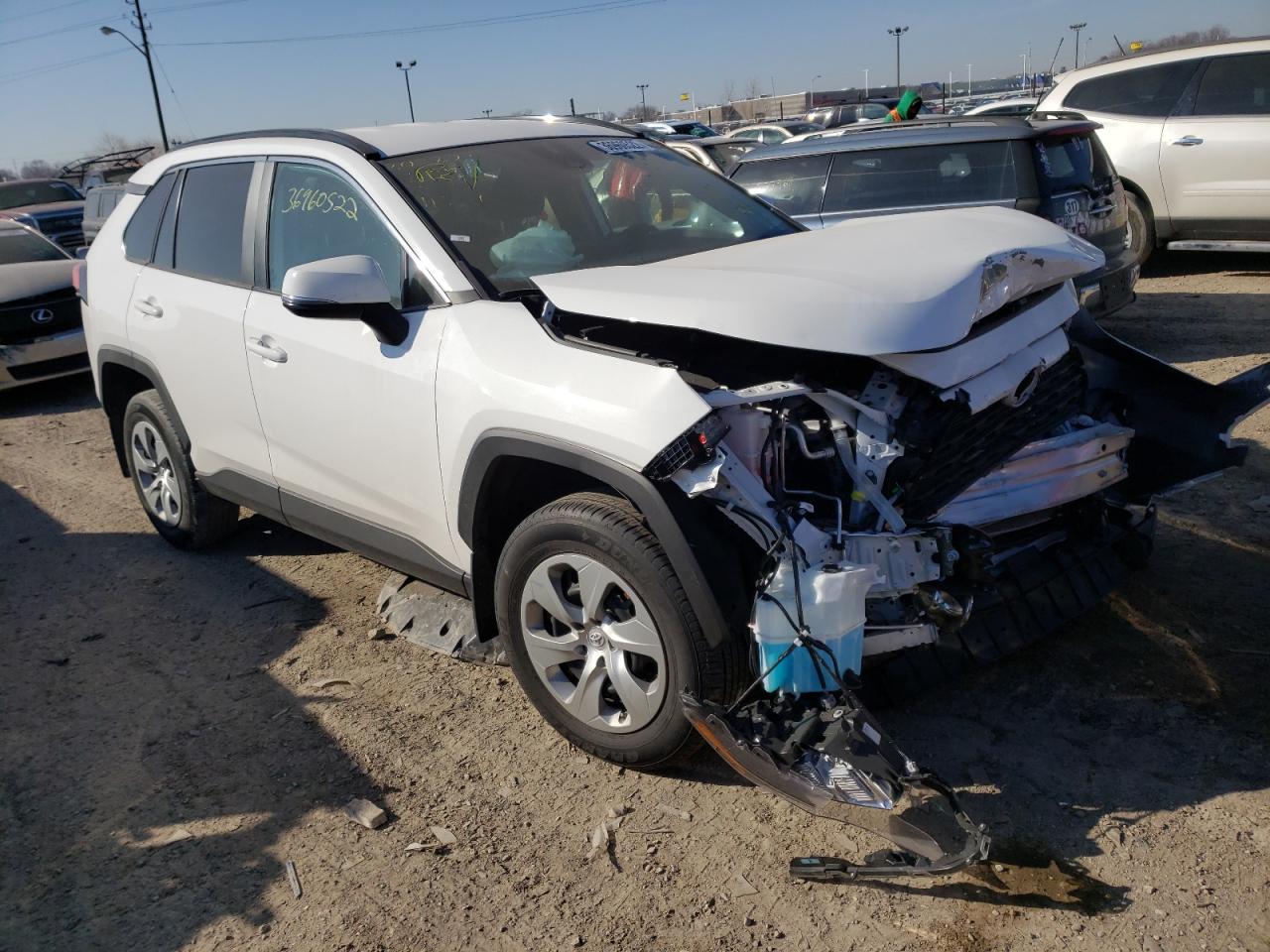 TOYOTA RAV4 LE 2020 with VIN 2T3G1RFV5LW112960 - Photo from auction