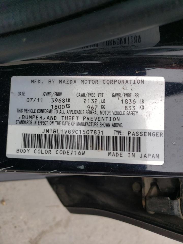 Photo 10 from auction – 2012 MAZDA 3 I with VIN JM1BL1VG9C1507831
