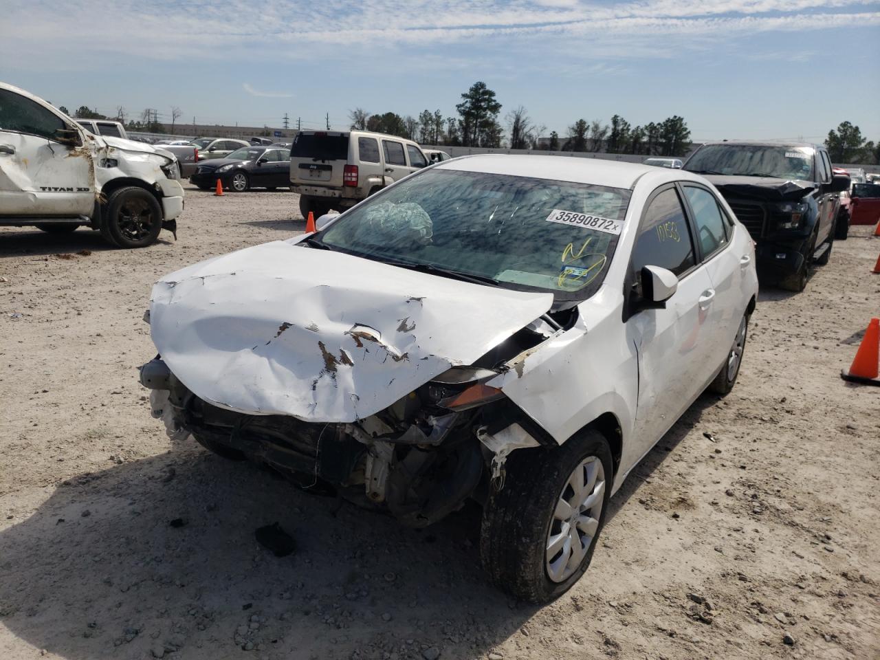 Photo 2 from auction – 2016 TOYOTA COROLLA L with VIN 5YFBURHEXGP420480
